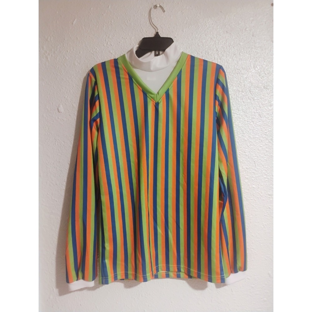 Bert and Ernie Sesame Street Striped Long Sleeve Adult Sweater